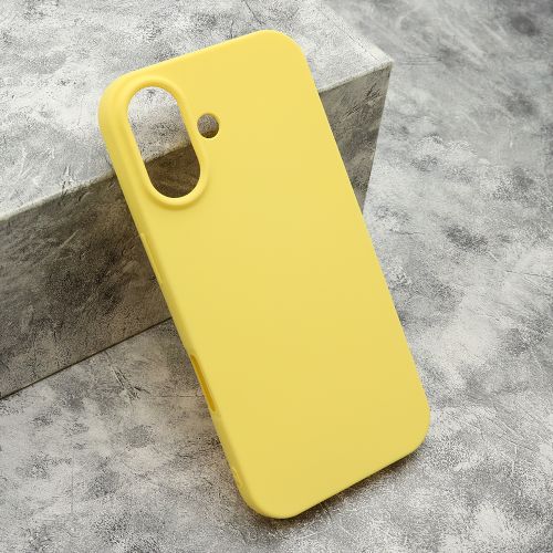 Futrola GENTLE COLOR za iPhone 17 (6.3) zuta (MS).