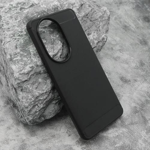 Silikonska futrola BRUSHED za Huawei Honor 200 Pro crna (MS).