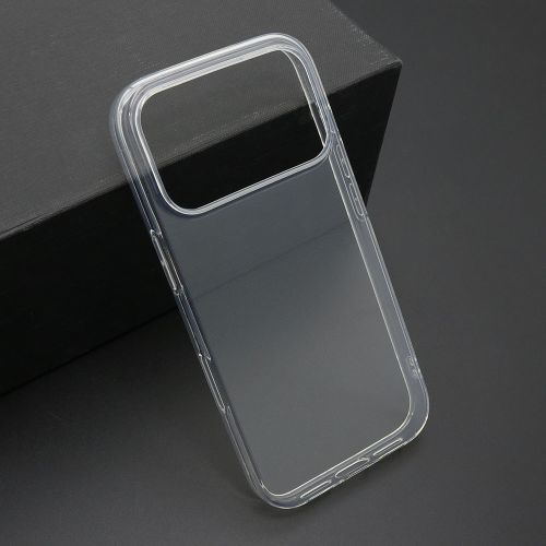 Futrola ultra tanki PROTECT silikon za iPhone 17 Pro (6.3) providna (bela) (MS).