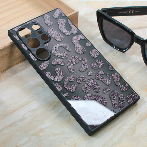 Futrola Shiny glass za Samsung S928B Galaxy S24 Ultra crna.