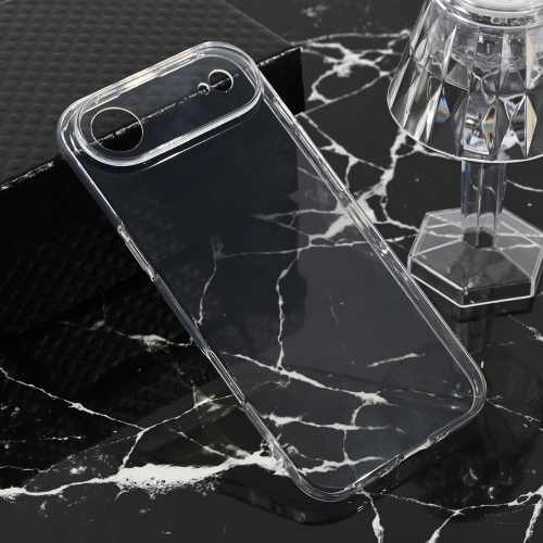 Silikonska futrola Ultra Thin za iPhone 17 Air Transparent.