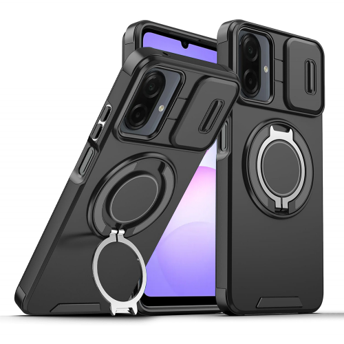 Futrola CamShield Ring stand za Samsung A075F Galaxy A07 crna.