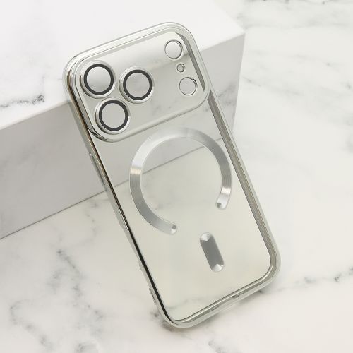Futrola CAMERA PROTECT MAGSAFE II za iPhone 17 Pro (6.3) srebrna (MS).