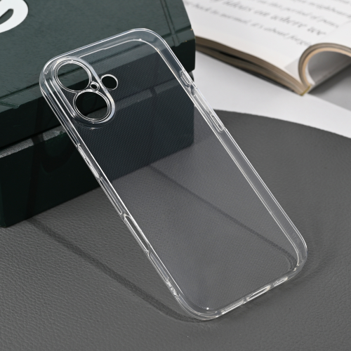 Silikonska futrola Skin za iPhone 17 Transparent.
