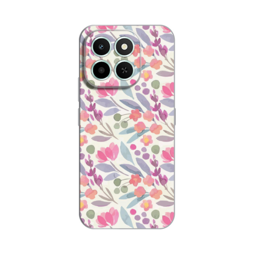 Silikonska futrola print za Huawei Honor X6c Watercolor Flowers.
