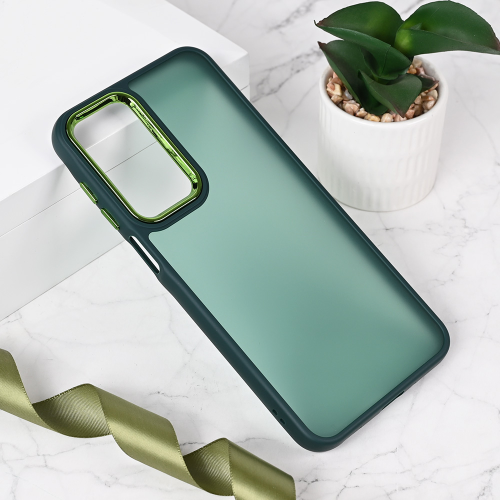 Futrola Shining Camera za Samsung A175 Galaxy A17 tamno zelena.