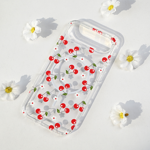 Futrola print Magsafe za iPhone 17 Air Cute Cherries.