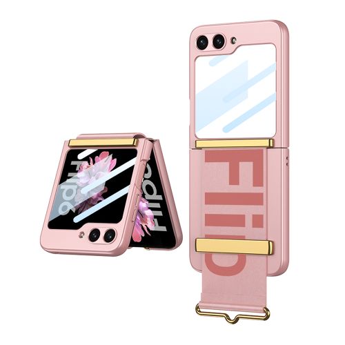 Futrola STRAP CASE za Samsung F741B/F761B Galaxy Z Flip 6 5G/Z Flip 7 FE 5G roze (GKK case) (MS).
