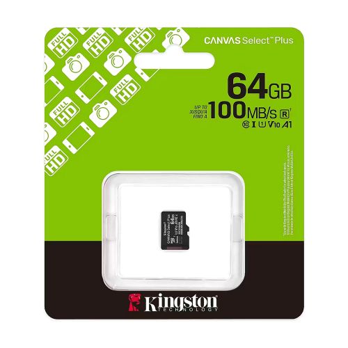 Memorijska kartica Kingston Select Plus Micro SD 64GB Class 10 UHS U1 / V10 150MB/s (MS).