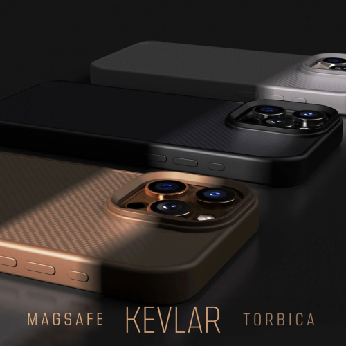 Futrola Magsafe Kevlar za iPhone 16 Pro Max 6.9 crna.