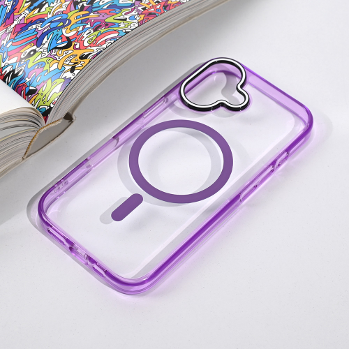 Futrola Magsafe Color Pop za iPhone 17 6.3 ljubicasta.