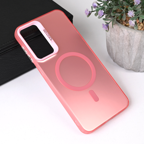 Futrola Magsafe providna za Samsung A165F Galaxy A16 5G roze.