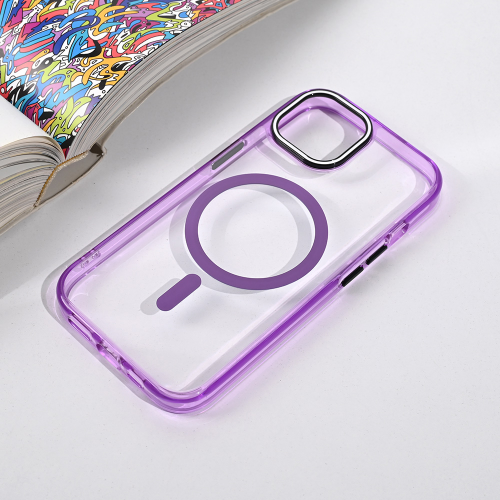 Futrola Magsafe Color Pop za iPhone 13/14 6.1 ljubicasta.