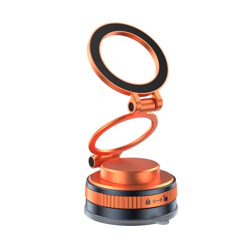 Drzac za mobilni telefon OH-X209 magnet i vakum narandzasti (MS).