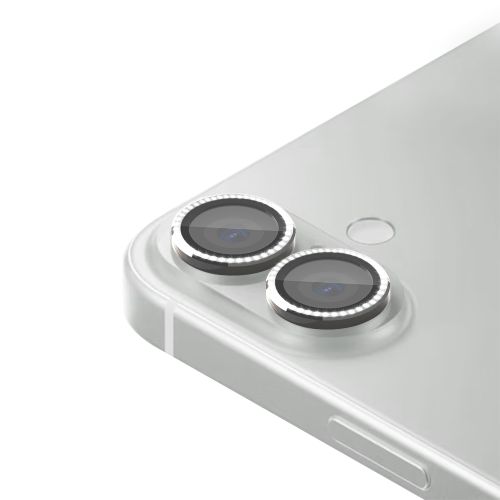 Folija za zastitu kamere DIAMOND za iPhone 16 (6.1)/16 Plus (6.7) srebrna (MS).