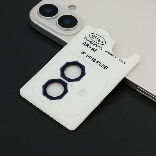 Folija za zastitu kamere OCTAGON za iPhone 16 (6.1)/16 Plus (6.7) plava (MS).