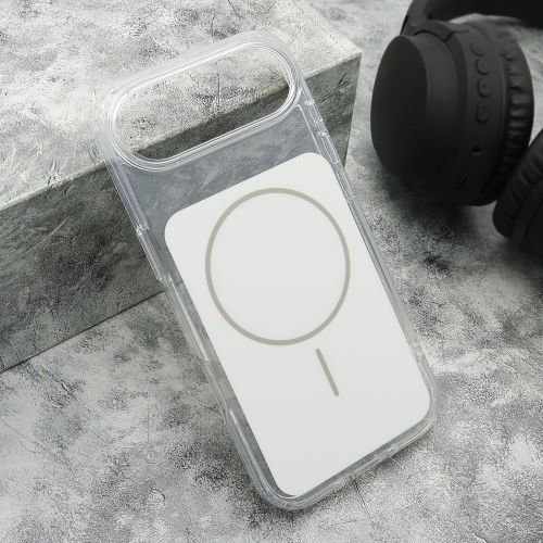 Futrola AMBER SHINE MagSafe za iPhone 17 Air bela (MS).