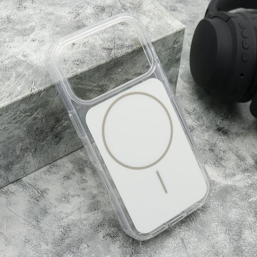 Futrola AMBER SHINE MagSafe za iPhone 17 Pro bela (MS).