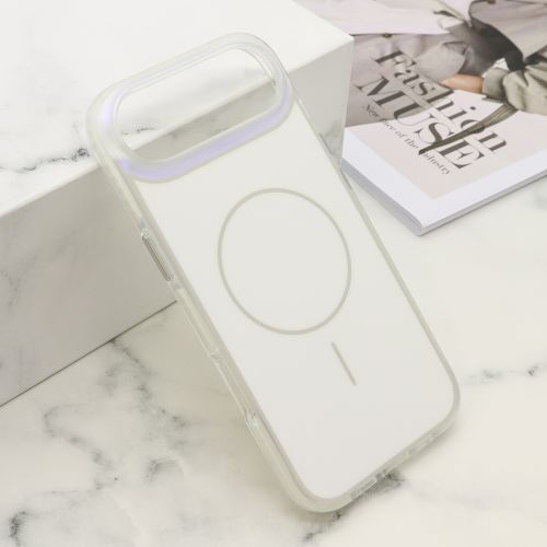 Futrola AMBER RING MagSafe za iPhone 17 Air bela (MS).