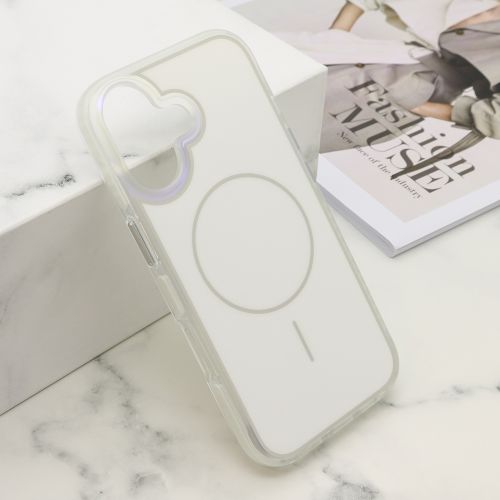 Futrola AMBER RING MagSafe za iPhone 17 bela (MS).