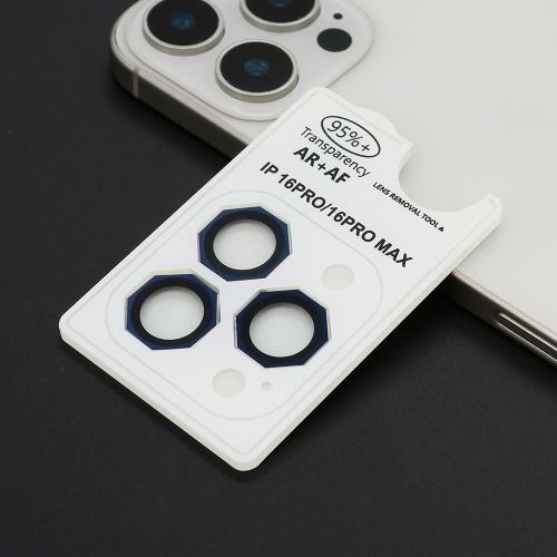 Folija za zastitu kamere OCTAGON za iPhone 16 Pro (6.3)/16 Pro Max (6.9) plava (MS).