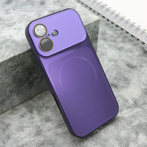 Futrola COLOR METAL MagSafe II za iPhone 17 ljubicasta (MS).