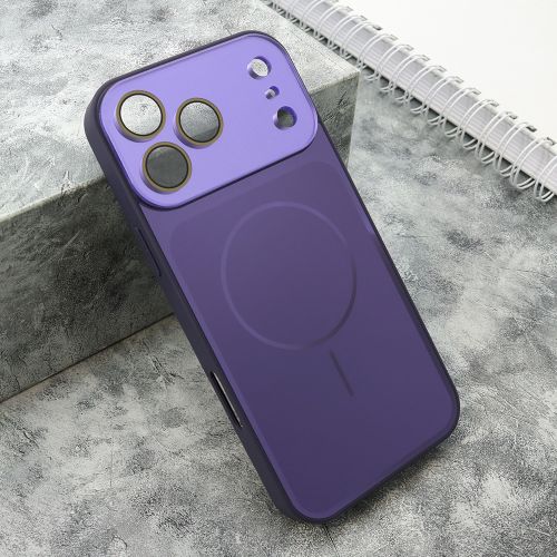 Futrola COLOR METAL MagSafe II za iPhone 17 Pro Max (6.9) ljubicasta (MS).