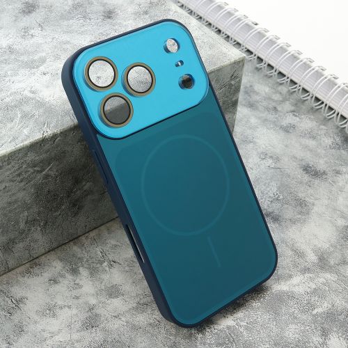 Futrola COLOR METAL MagSafe II za iPhone 17 Pro plava (MS).