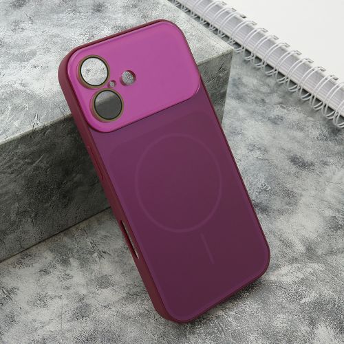 Futrola COLOR METAL MagSafe II za iPhone 17 roze (MS).