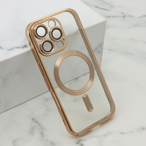 Futrola CAMERA PROTECT MagSafe za iPhone 16 Pro (6.3) zlatna (MS).