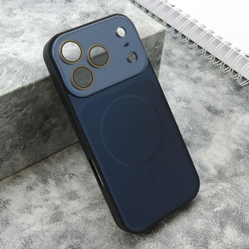 Futrola COLOR METAL MagSafe II za iPhone 17 Pro tamno plava (MS).