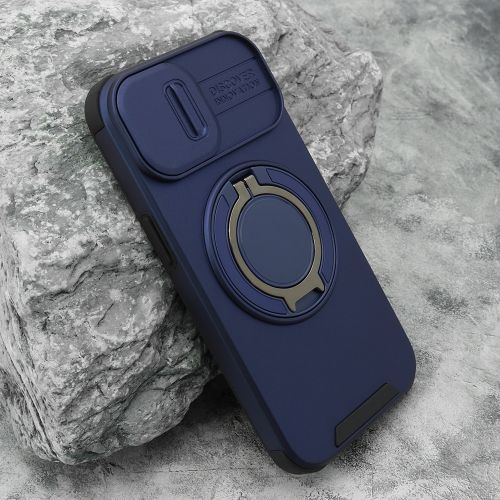 Futrola DEFENDER CAMSHIELD za iPhone 15 plava (MS).