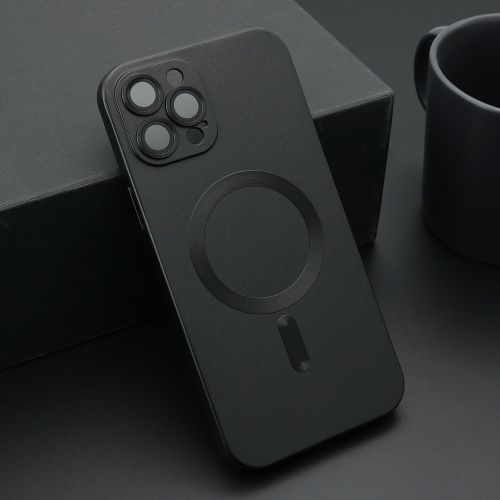 Futrola ELEGANT MAGSAFE za iPhone 12 Pro Max (6.7) crna (MS).