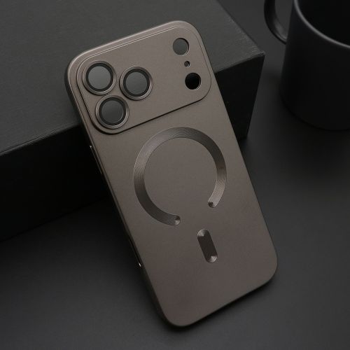 Futrola ELEGANT MAGSAFE za iPhone 17 Pro Max (6.9) siva (MS).