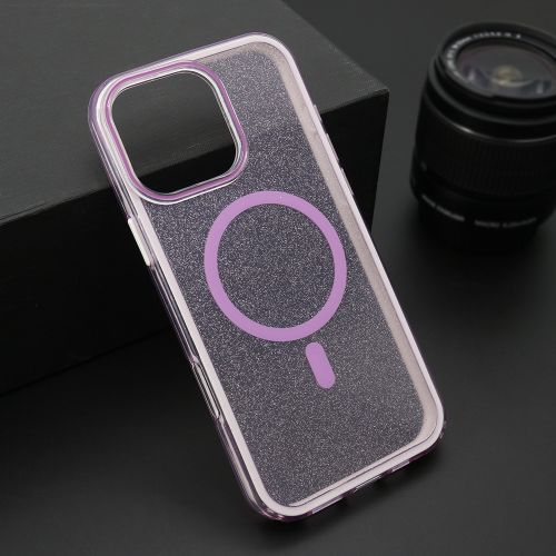 Futrola CRYSTAL MagSafe za iPhone 16 Pro Max (6.9) ljubicasta (MS).