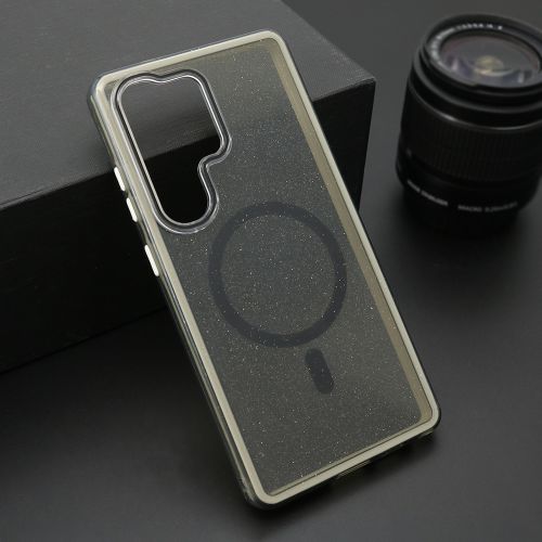 Futrola CRYSTAL MagSafe za Samsung S938 Galaxy S25 Ultra 5G crna (MS).