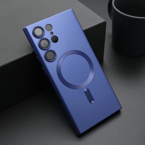 Futrola ELEGANT MAGSAFE za Samsung Galaxy S23 Ultra 5G plava (MS).