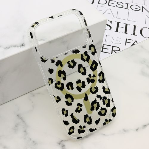 Futrola LEOPARD MagSafe za iPhone 17 Pro crna (MS).