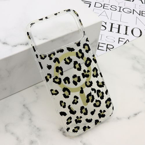 Futrola LEOPARD MagSafe za iPhone 17 Pro Max (6.9) crna (MS).