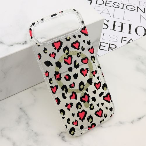 Futrola LEOPARD MagSafe za iPhone 17 Air roze (MS).
