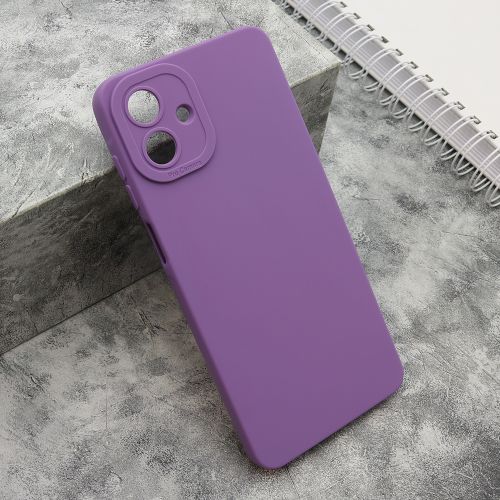 Silikonska futrola Pro Camera za Samsung A075F Galaxy A07 ljubicasta (MS).