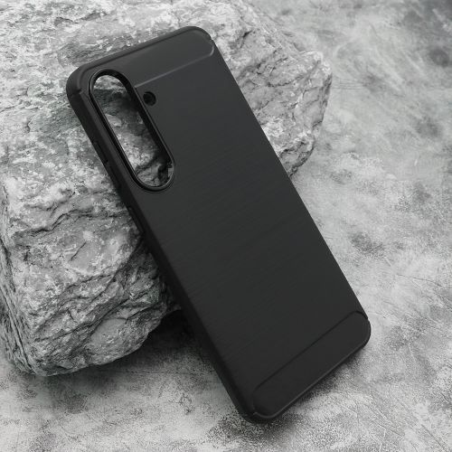 Silikonska futrola BRUSHED za Samsung S731B Galaxy S25 FE crna (MS).