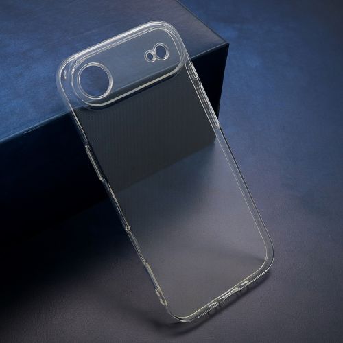 Silikonska futrola CLEAR za iPhone 17 Air providna (MS).