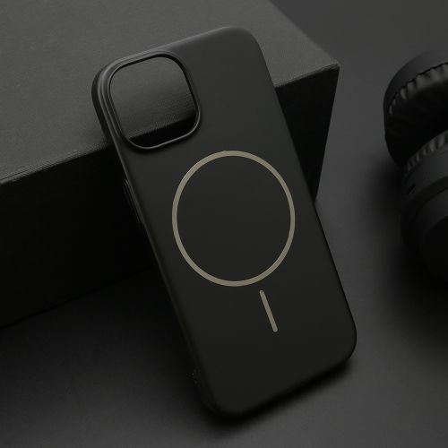 Futrola PURE mat MagSafe za iPhone 15 crna (MS).