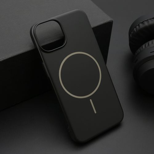 Futrola PURE mat MagSafe za iPhone 13 (6.1) crna (MS).