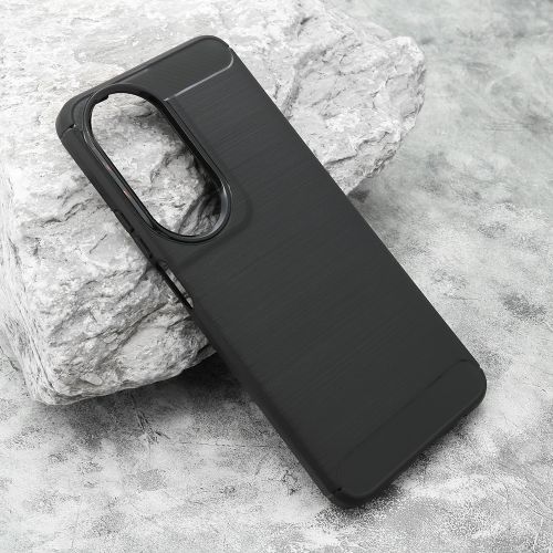 Silikonska futrola BRUSHED za Huawei Honor X7b crna (MS).