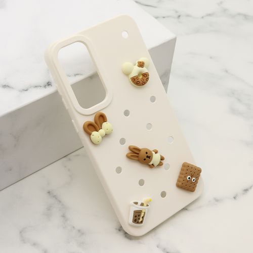 Futrola TOY za Samsung A556 Galaxy A55 5G bela (MS).
