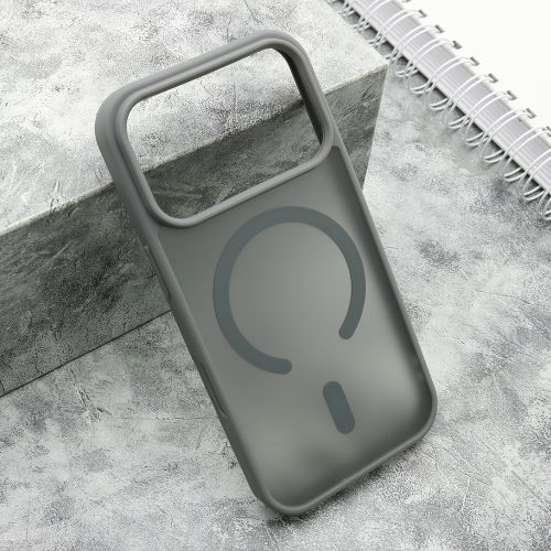 Futrola SILKY MagSafe mat za iPhone 17 Pro siva (MS).