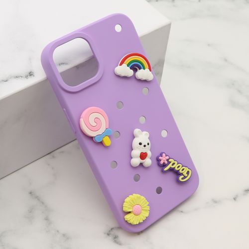 Futrola TOY za iPhone 14 (6.1) ljubicasta (MS).
