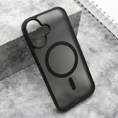 Futrola SILKY MagSafe mat za iPhone 17 crna (MS).